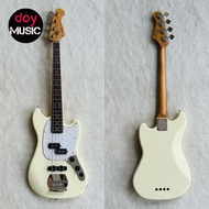 PROMO- SQOE SPJ40 SHORT SCALE BASS OLYMPIC WHITE
