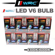 WRC HID LED V6 Bulb H3/H4/H7/H8/9005/9006 (2pcs/set)