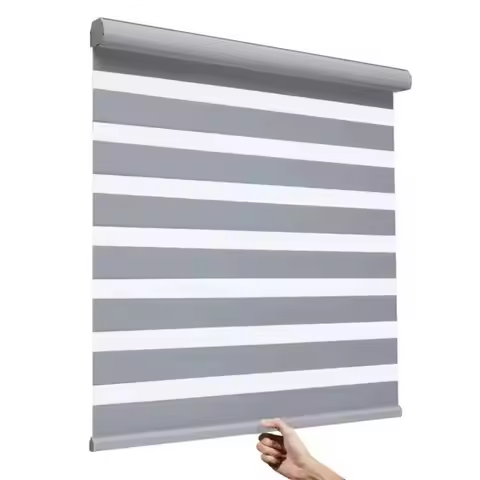 2025 Wholesale Price Custom Blinds With Multiple Color Options Aluminum Material Manual Cordless Zeb