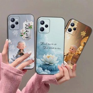 Realme C33 / C35 / C55 case printed with calligraphy image of peace, mind, peace