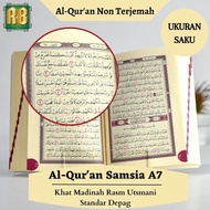 AlQuran Saku Tilawah Samsia A7 Soft Cover - Alquran Saku Ukuran Mini
