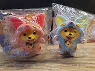 賣(可換) 全新 TOYZEROPLUS X Dog Together Studio 「Raise Up Your Hands (R.U.Y.H.) - 小荳荳 招財貓 粉藍 版本」