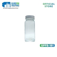 ☢ ◿ ✨ 3 Pcs 120ML Square Condiment Glass Bottle Jar Spice Jar Salt Jar Pepper Shakers Black Seasoni