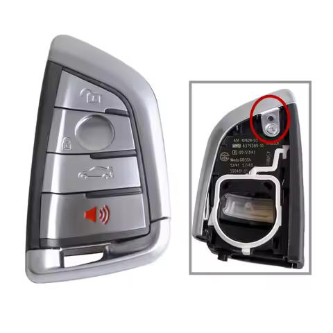 Hindley 4 Button Control Remote Key Shell Case For for BMW X1 X3 X5 X6 F48 F39 F10 F22 F30