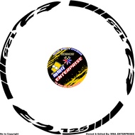 Euro EZ 125 Mag Sticker Line Style Cut Out