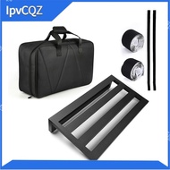 Large Size Guitar Effect Pedal Board Aluminum Alloy Pedalboard 19.7x11 Inch with Carrying Bag Effect