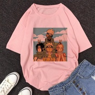 Tshirt Unisex Naruto Cool Japanese Anime Uchiha Itachi Print Short Sleeve T Shirt Streetwear Casual T-Shirt
