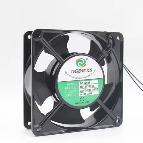 New DS12038HSL/HBL 12cm 12038 220V-240V Silent Cooling Industrial Fan