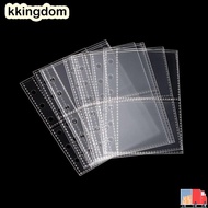 KKINGDOM Multiple Pockets Sleeve, Transparent A7 Photocard Binder Sheets, PP Acid Free Kpop Photocar