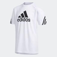 PUTIH Adidas White Triple Strip Tshirt Adidas Casual Athlete T-shirt Adidas pearl Adidas White T-shi
