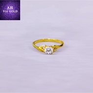 Cincin Tunang Emas 916 Size 11/Merisik/Kahwini/Nikah/Engagement Ring