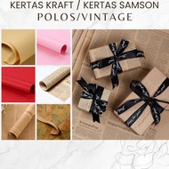 Kraft Wrapping Paper Vintage Newspaper Kraft Wrapping Paper Gift Wrapping Paper