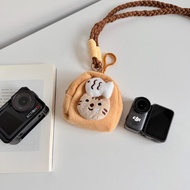 Kitten Eating Fish Sports Camera Bag Suitable for action3/4/6/5pro DJ nano Storage Bag Universal