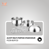 Alcott 28cm Multi-purpose Steam Boiler (304 Stainless Steel) / PZ28-B2FCD / Induction Use