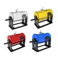 Lottery Box Detachable Multi-color Rotating with Lock drumsacrylic Transparent Storage Box with Stra