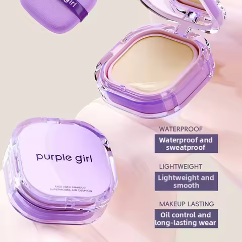 Full Coverage Creamy-Foundation,Long-Lasting Waterproof Liquid Foundation,BB Cream,Cosmetics,Face Ma