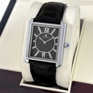 PABLO RAEZ นาฬิกาหน้าปัดสี่เหลี่ยมผู้ชายกันน้ำปฏิทินธุรกิจนาฬิกาหล่อ