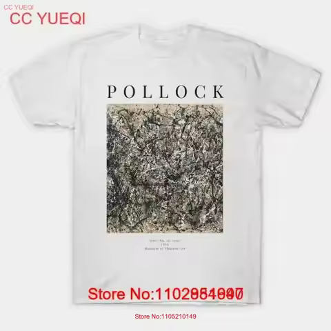 Jackson Pollock One No 31 1950 Exhibition Poster T Shirt S 5XL Fast Shipp vintage Washed Top For Eve