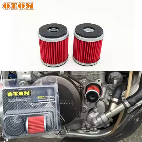 OTOM 2 Pcs Oil Filters For YAMAHA WR250F WR250R WR450F YZ250FX YZ400F YZ426F Motorcycle Engine Oil C