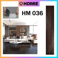 [KEPING] DIY HOMIE VINYL FLOORING SELF ADHESIVE (WITH GLUE) 36keping 54sqft WOODEN/WATERPROOF/MURAH