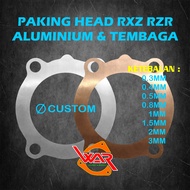 RXZ Copper Aluminum HEAD Gasket For RXZ RX Z RZR YAMAHA Packing Gasket Gasket 0.2MM 0.3MM 0.4MM 0.5M