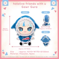 HOLOLIVE friends with U Vol.8 - EN English -Myth- Gawr Gura - Plush Plushie Stuffed Doll - Vtuber pe