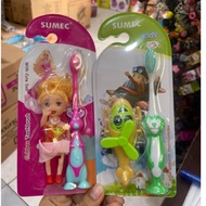 SUMEC Toothbrush for Children 3-12 years old.Free toy.
