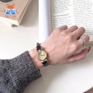 Classic Vintage Style Analog Watch For Women With Roman Numbers Retro Round Dial Simple And Stylish 