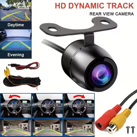 Backup Camera, Dynamic Guidance, Universal Vehicle Mount, Applicable to SUV, Pickup, Camper, Truck, 