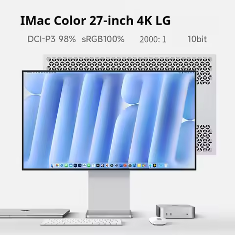 27" 4K Display | Nano IPS | 98% DCI-P3 Color Gamut | sRGB100% | Ergonomic Stand for Apple MacBook Pr