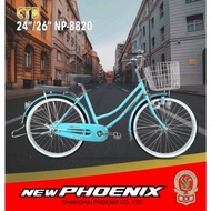 NP 8820 SEPEDA CITY BIKE PEREMPUAN UKURAN 20 / 24 / 26 NEW PHOENIX NP 8820 KERANJANG MURAH / SEPEDA
