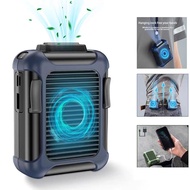 Convenient waist fan and durable backup charger with 6000mah 4000mah battery