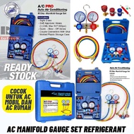 Twist Cool A/C Pro Auto Air Conditioning R134A Kit Set Meteran Freon AC