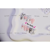 NailBox Y2K Design Cute and Personalized Baby Pink 10 Flat Nails71 Dream House Nails