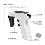 Westtune Laboratory Electric Pipette Controller Digital Automatic Pipettor Motorized Pipette Filler 