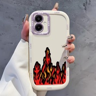 Case Samsung A06 4G A05 M05 F05 A05s Silicon Case Creative Flame