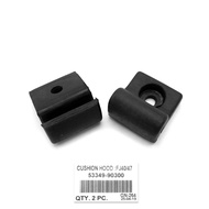 Hood Rubber Side 2pcs Black For Toyota Land Cruiser 40 Series FJ40 FJ45 FJ47 Year 1975-1984