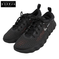 Nike MIND002 男款黑色/亮紅色運動鞋，黑色/橘色，尺寸 27cm，HQ4308-001（二手）