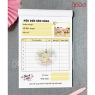 Super beautiful: Nails Spa Invoice Book, Sales Invoice printed in 2 copies - 1 copy of 100 A6 size s