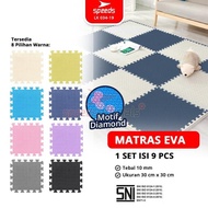 GS Matras Eva Mat 30x30cm 10mm Alas Puzzle Evamat Empuk Bermain Tidur Anak Karpet Bongkar Pasang 034