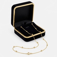 Classic 10k Gold Chain Minimalist Style Non-Tarnish Elegant Daily Accessories BALL CHAIN