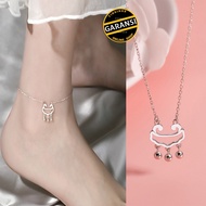 Korean Silver Women's anklet Jewelry Accessories anklet Silver Bracelet for Girls Import GK-001
