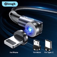 Elough 540 Degree Rotate Magnetic Charging Cable Micro USB Cable Magnet Type C Charger Cable