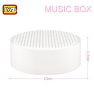 【Barang spot】 LOZ IDEAS Mini Block Music Box 9095-1 Musical Box Base (White) Clockwork Musical Box