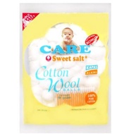 Care Sweet Salt Cotton Wool 50gr - Care Sweet Salt Round Cotton Bonus Cotton Buds 20 sticks
