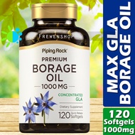 BORAGE OIL 1000mg x 120 Softgels PREMIUM Omega 6 / 9 Gamma Linolenic Linoleic Oleic Acid Supplement