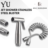 YU Stainless Steel Toilet Jet Shower Bidet Spray Bidet Spray Set Toilet Bidet Spray