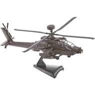 Daron Postage Stamp Boeing AH-64D Apache Longbow 1/100 Scale Diecast Display Model with Stand,Medium