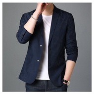 Áo khoác vest nam hàn quốc được làm từ chất liệu vải tổng hợp mặc êm ái mã- H60