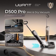 【BEST CHOICE】Uwant D500 / D500 Pro Wet and Dry Vacuum | Push-in Docking | 65°C Hot Air Dry | Ergonom